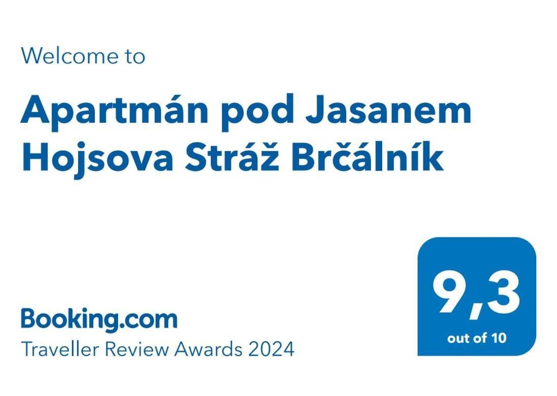 Apartman Pod Jasanem Hojsova Straz Brcalnik Appartement Železná Ruda Buitenkant foto