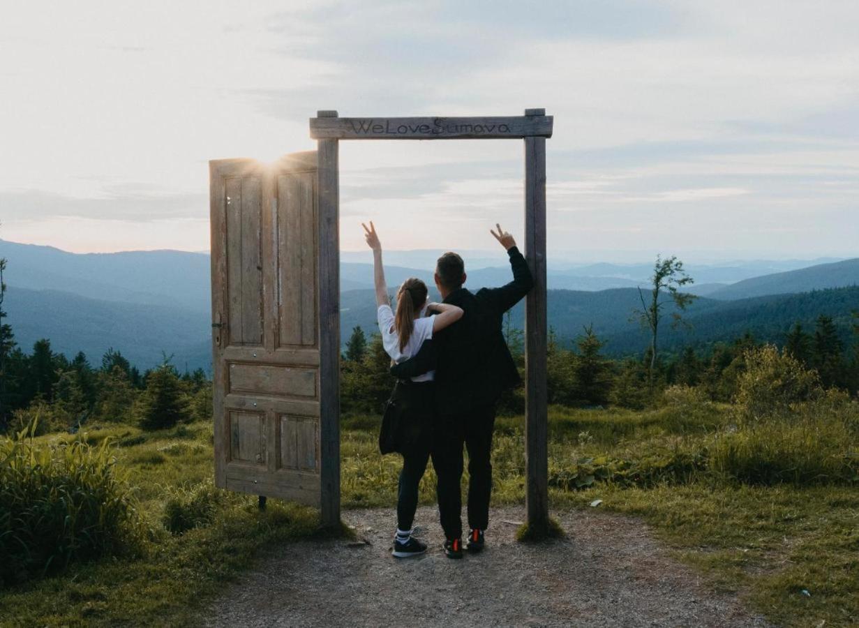 Apartman Pod Jasanem Hojsova Straz Brcalnik Appartement Železná Ruda Buitenkant foto